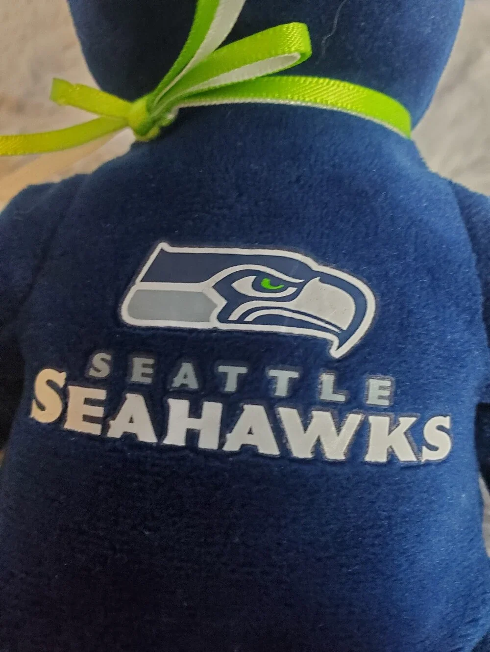 Ty Beanie Baby NFL Football Bear Plush Seattle Seahawks 8